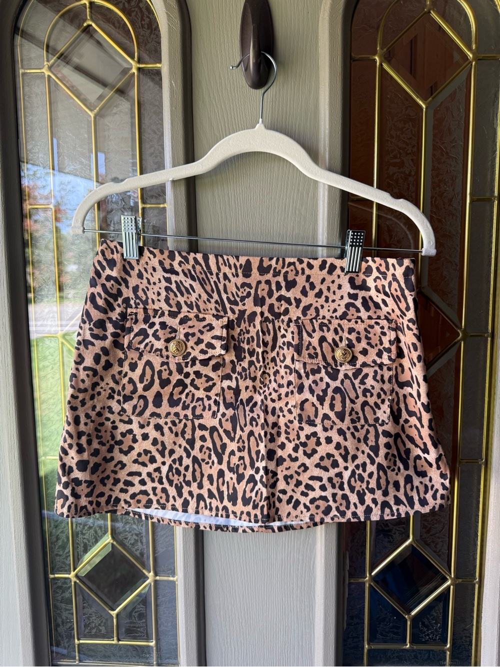 Women’s Leopard Print Skirt